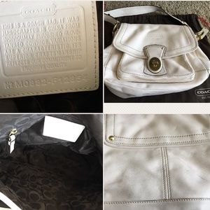 Authentic leather Coach purse